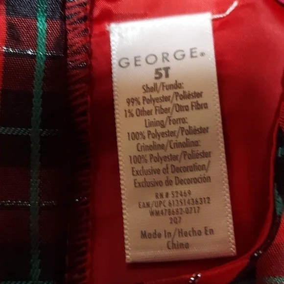 George Girls Dress 5T - Picture 6 of 6